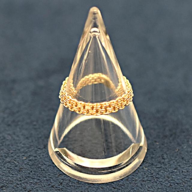 K18 18金　チェーンリング　11号 K18 18金 チェーンリング 11号 K18リング 11号 K18 18金 18k チェーン