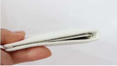 ホワイト 薄型 シンプルな折りたたみパスケース カードケース レザーの通販はau Pay マーケット Unveil