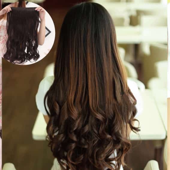 乙女巻き ウィッグ ワンタッチ エクステ 簡単イメチェン ゆるふわ カール 襟足ウィッグ ゆめかわいい おしゃれ ダークブラウンの通販はau Pay マーケット Unveil