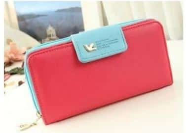 人気 の 韓国 ファッション 大容量 バイカラー レディース おしゃれ な 長財布 ショッキングピンク 二つ折り ラウンドファスナーの通販はau Pay マーケット Unveil