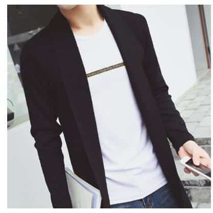 ブラック Xl ロングカーディガン メンズ ロングジャケット ニットカーディガン 長袖 リブ カジュアル ナチュラル ショールの通販はau Pay マーケット Unveil