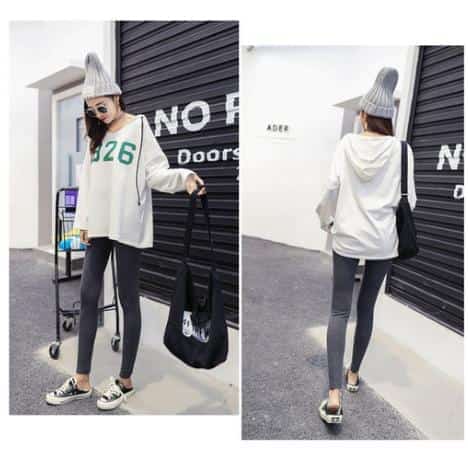 コーデの定番 リブレギンス ダークグレー レディース シンプル レギンス 無地の通販はau Pay マーケット Unveil