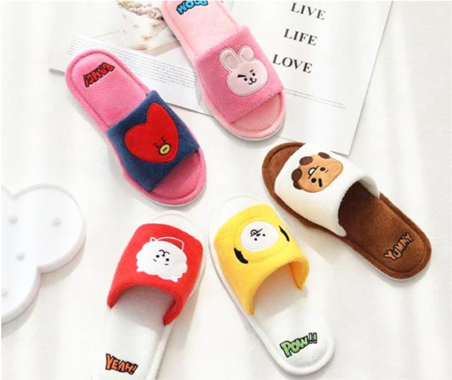 Btsグッズ スリッパ 室内履き 春用 ルームシューズ 滑り止め 可愛い 春秋 ふわふわ ビーティー21 防弾少年団 Bt21 人気カップル プレゼンの通販はau Pay マーケット White Wings
