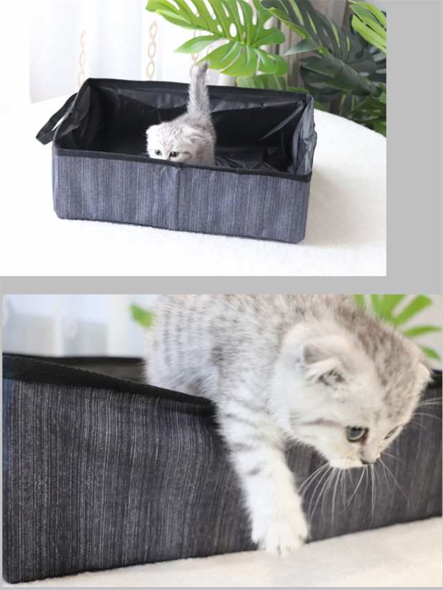 猫トイレ トイレ 猫 簡易トイレ 防水 清潔簡単 折り畳み 2way ペット用品 散歩 ペット お出かけ 猫砂盆 猫用品 使いやすい 猫用トイレ トの通販はau Pay マーケット White Wings