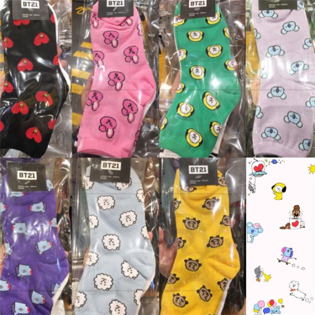 Btsグッズ 靴下 ビーティー21 防弾少年団 Bt21 レディース メンズ ソックス 女の子 男の子 春秋 韓国 男女兼用 Bts靴下 おしゃれ 可愛い の通販はau Pay マーケット White Wings