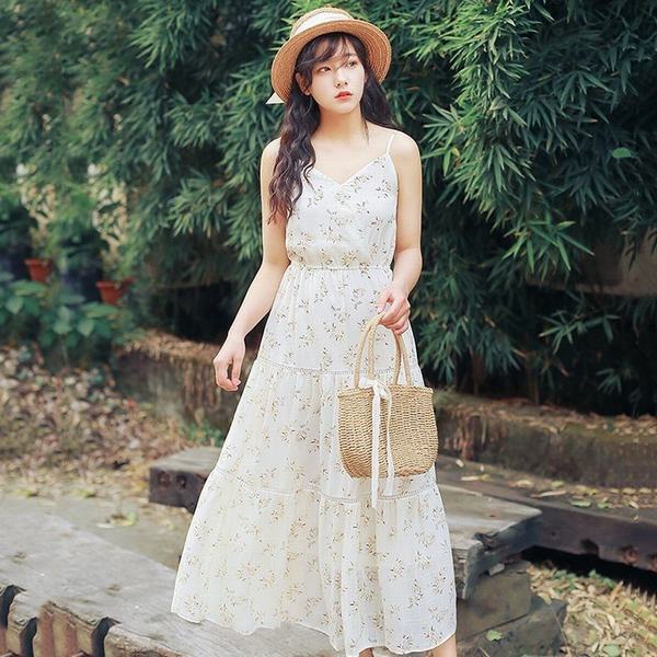 ワンピース レディース 夏 ノースリーブ 花柄ワンピース 可愛い シフォン きれいめ カジュアル ロング丈ワンピース 結婚式 パーティー 着の通販はau Pay マーケット Yolili Au Pay マーケット店