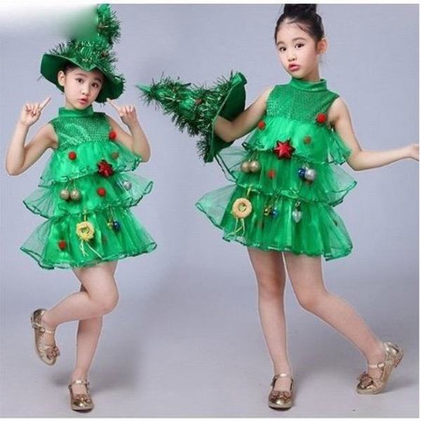 クリスマス コスプレ 子供 女の子 クリスマスツリー コスチューム 衣装 ジュニア キッズ 子ども 緑 帽子 ワンピース 仮装 変装 服の通販はau Pay マーケット Yolili Au Pay マーケット店