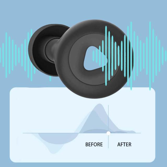 耳栓 シリコン 睡眠 ノイズキャンセリング 完全遮音 聴覚過敏