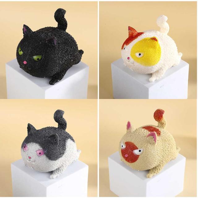 やわらかひよこ？くん　とらねこくん　ushihito　スクイーズ スクイーズ 動物 ストレス 解消 発散 可愛い やわらかい 握る