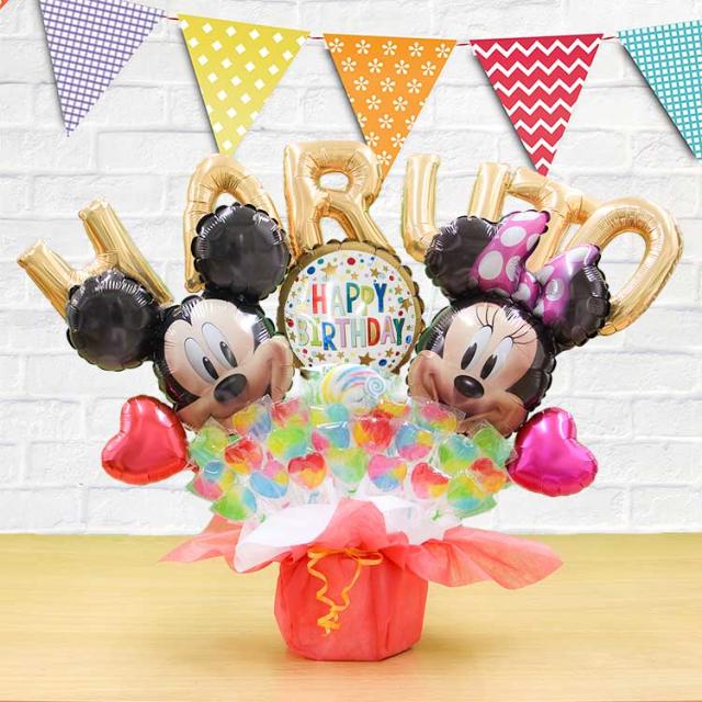 ほんの気持ち 誕生日 発表会 結婚式 お菓子ブーケ 退職 リングガール ミッキー ほんの気持ち 誕生日 発表会 結婚式 お菓子ブーケ 退職 リングガール