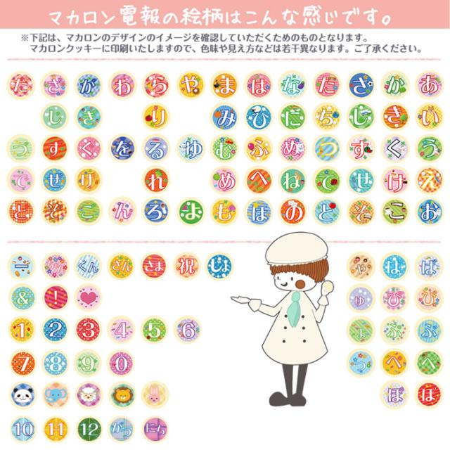 マカロン電報 15文字で気持ち伝えるオリジナルギフトの通販はau Pay マーケット バルーンキューブ