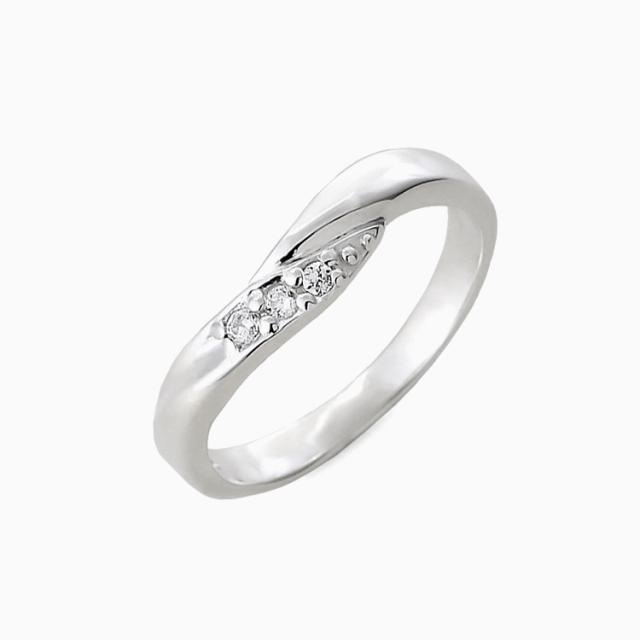 ヴィンテージ　シルバー　レトロ　925 刻印　リング　指輪　ジルコニア USA製ESPO社ヴィンテージジルコニアSTERLINGシルバー製