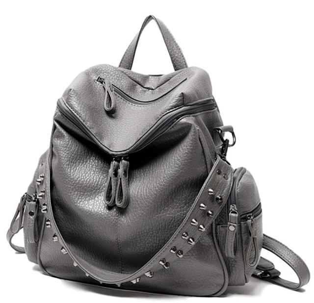 Cmy Select シーエムワイセレクト リュックサック スタッズ レディース グレーの通販はau Pay マーケット ヒューマライズ株式会社