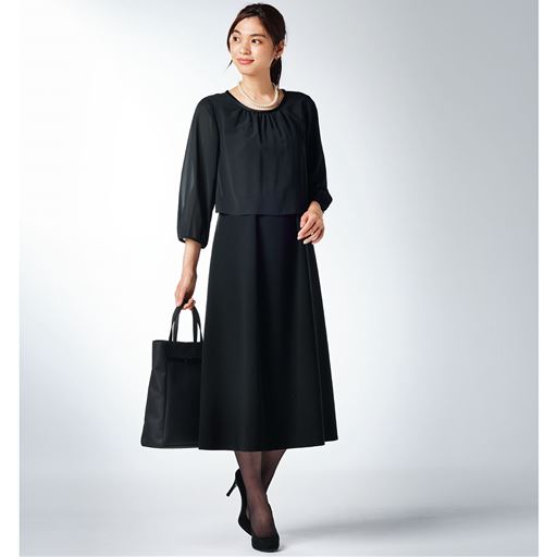 ぽっちゃりさんサイズ フォーマルワンピース ブラックフォーマル 19abr 21abr 23abr 25abr 9722 の通販はau Pay マーケット セシール