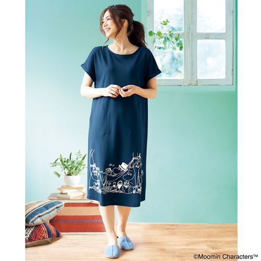 ゆるワンピース Moomin 3l 1084 の通販はau Wowma セシール ゆるワンピース Moomin 3l 1084 の通販はau Wowma セシール