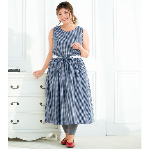 ぽっちゃりさんサイズ レースベルト付きワンピース L Ll 3l 1132 の通販はau Pay マーケット セシール