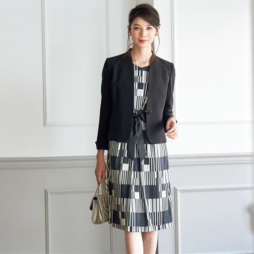 バーゲン アンサンブルスーツ ジャケット ワンピース フォーマル 卒業式 入学式 M L Ll 24 の通販はau Pay マーケット セシール