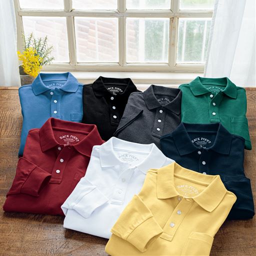 バーゲン 綿100 ポロシャツ 長袖 S 7l展開 メンズセシールを代表するアイテム 3l 4l 5l 24 6607の通販はau Pay マーケット セシール