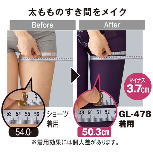 女性下着 レディース 補整下着 太ももにすき間をつくるロングガードル ハードタイプ はき込み丈深め 58 64 70 76 1464 52の通販はau Pay マーケット セシール