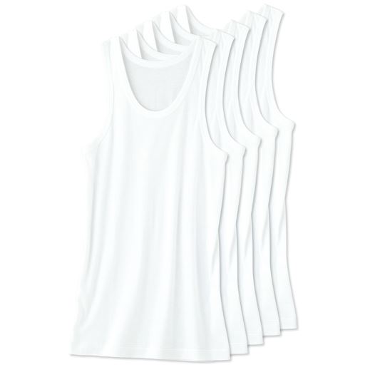 メンズ下着 メンズ 肌着 インナー インナーシャツ 男の綿100 ランニング 5枚組 3l 4l 5l 22 の通販はau Pay マーケット セシール