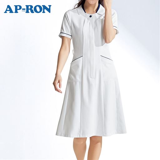 事務服 作業服 白衣 ナース服 ナースウェア バーゲン アプロン ナースワンピース S M L Ll 3359 の通販はau Pay マーケット セシール