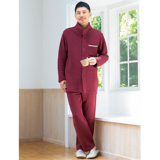 女性下着 レディース パジャマ ルームウェア キルトハイネックパジャマ 男女兼用 S M L Ll 1787 3309の通販はau Pay マーケット セシール