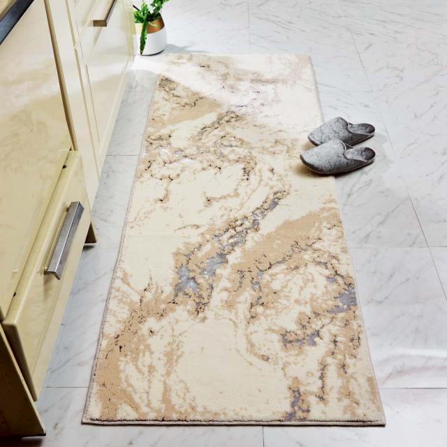 オカ エトフ キッチンマット 約50×240cm (ベージュ) オカ エトフ キッチンマット 約50×180cm ベージュ オカ 新品 エトフ