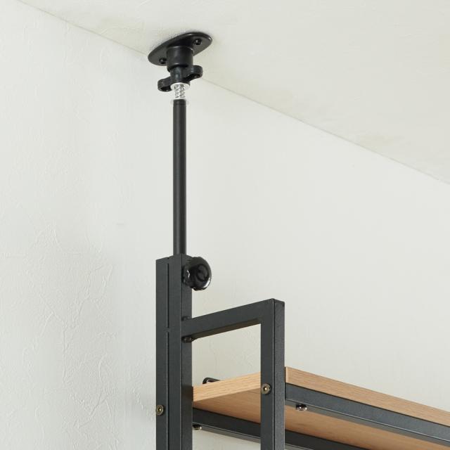 コンパクト設置薄型コミックラック 幅41cm 本棚 ラック シェルフ 突っ張り収納 588914_5