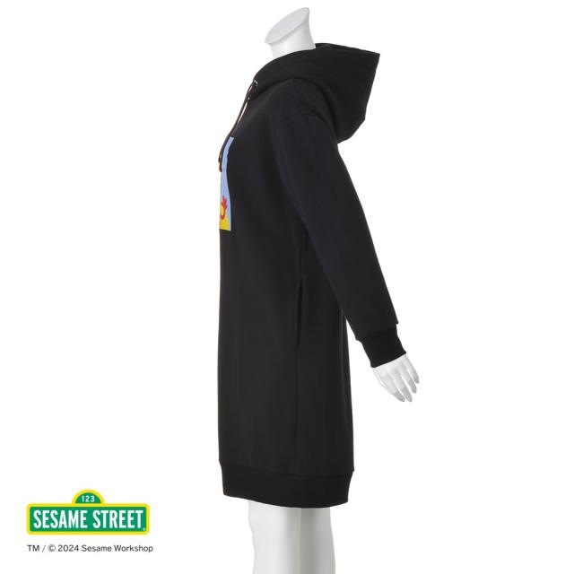 セサミストリート/スウェットパーカーチュニック ファッション パーカー スウェット トレーナー PC6155 セサミストリート/スウェットパーカーチュニック パーカー スウェット