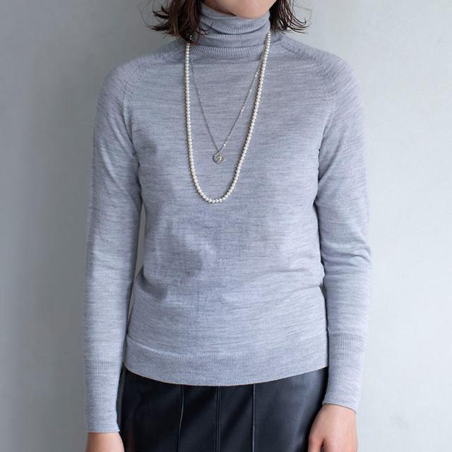 ホールガーメント（R） ウール100％ タートルネック ニットプルオーバー ニット セーター ニットセーター PC6176