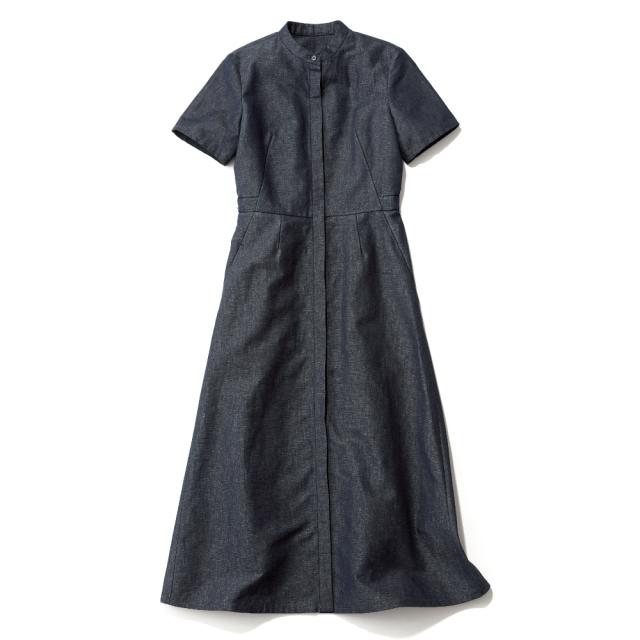 コットンリネン デニム調 ワンピース ファッション ワンピース PC6192 コットンリネン デニム調 ワンピース ファッション ワンピース PC6192