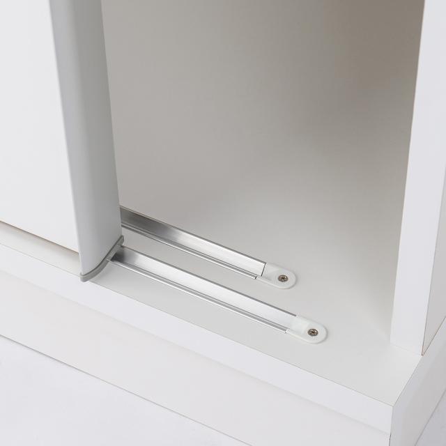 引き戸間仕切りワードローブ ハンガータイプ・幅118cm リビング収納 パーテーション 間仕切り 632346_9