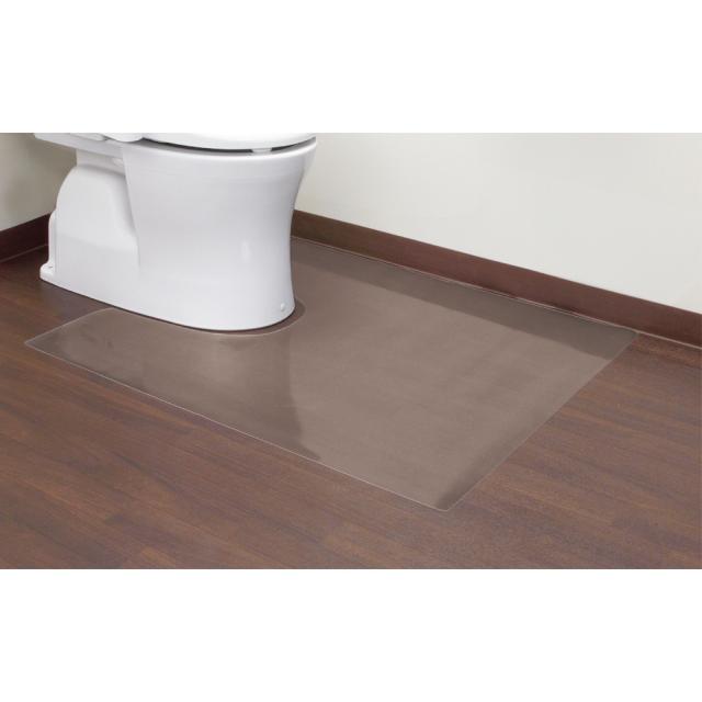 バス用品 トイレ用品 ロング耳長判 ≪幅60×奥行125cm≫ アキレス トイレ用 足元透明マット〈抗菌剤配合〉 521503の通販は 11,200円