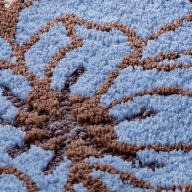 ≪約60×90cm≫ ミラ・ショーンマット〈シャクヤク〉 カーペット ラグ マット 玄関マット 626008_5