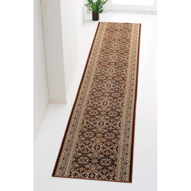 カーペット ラグ マット ≪長さ約640cm 幅67cm≫ ポーロ モケット織廊下敷き 525318の通販は 29,124円