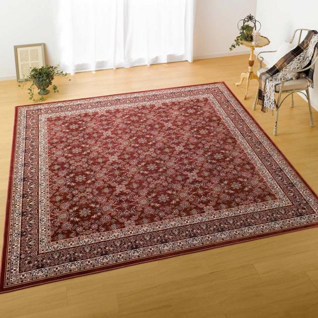 ≪約200×250cm≫ 洗える抗菌防臭加工モケット織ラグ〈ポーロ〉 季節家電 生活家電 625816_7