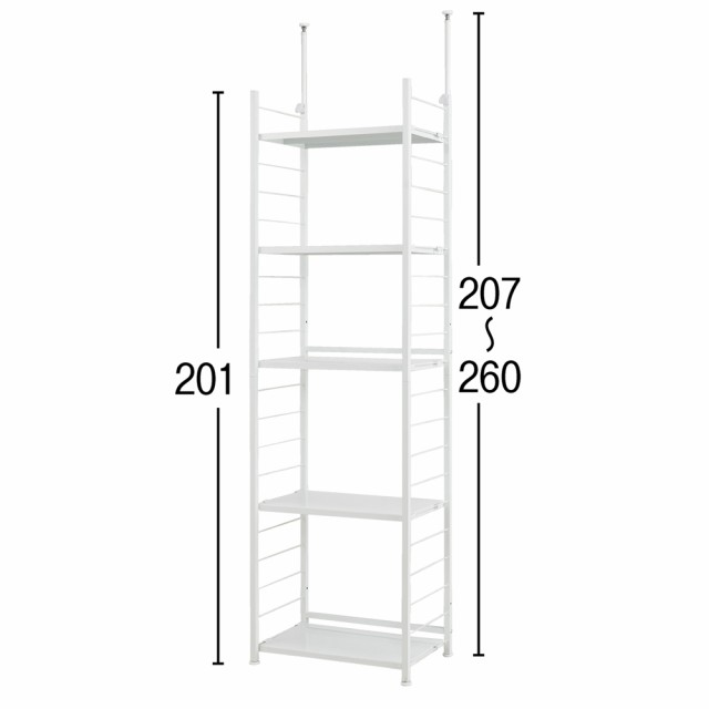 本棚 ラック シェルフ メタルラック スチールラック 可動式 壁面