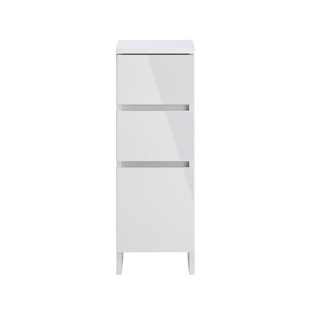 リビング収納 リビング Luchen/ルシェン　隙間多段チェスト　奥行30cm　幅30cm　高さ86cm　3段 H53112の通販は