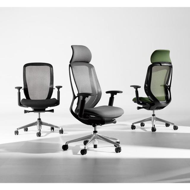 オフィス ワークチェア 事務椅子 Sylphy/シルフィ　オフィスチェア　ヘッドありタイプ（エクストラハイバック） H56707の通販は