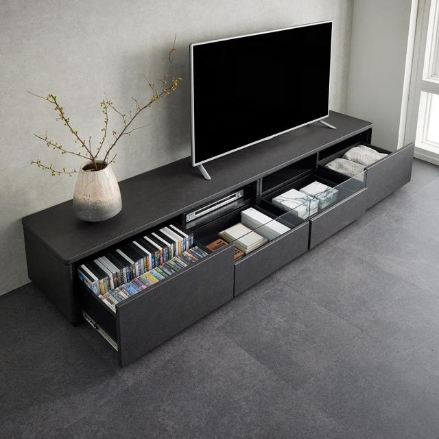 ロータイプテレビ台 幅180高さ38cm 【Noshua/ノシュアシリーズ】 テレビ台 テレビボード ローボード H83945_2