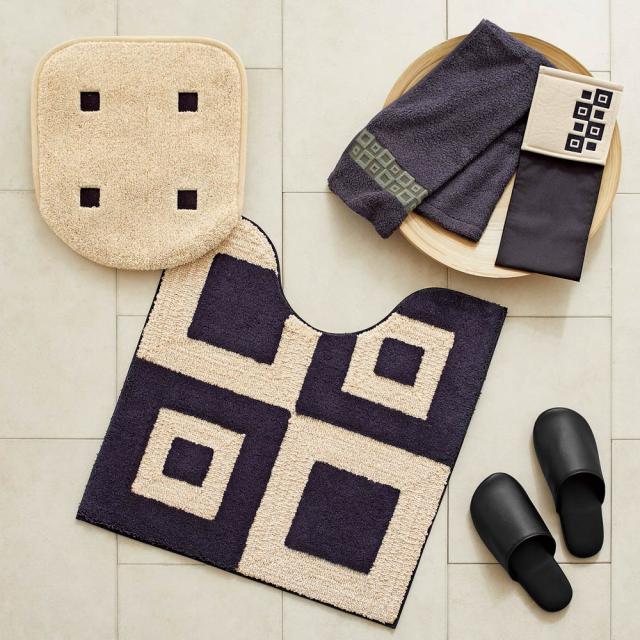 バス用品 トイレ用品 ≪大判≫ Floyd/フロイド シリーズ フタカバー マットセット H73255の通販は 11,770円