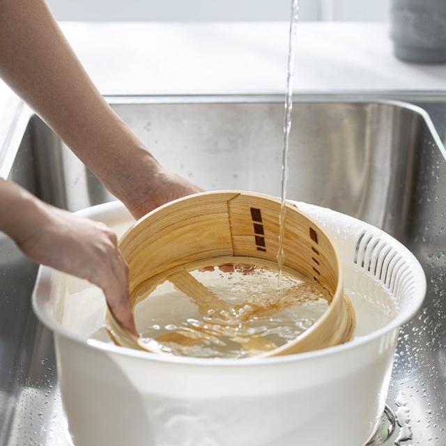 ≪直径18cm≫ にちにち道具 国産ヒノキのふた付き「和せいろ」 キッチンツール 620301_8