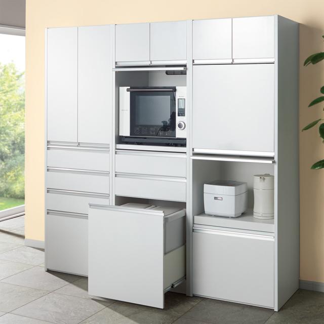 大型レンジがスッキリ隠せるダイニングボードシリーズ ダスト家電タイプ・幅57.5cm キッチン収納 キッチンボード 629813_1