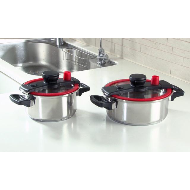 両手鍋 加圧調理 時短調理 軽量 コンパクト 炊飯 煮込み料理 MEYER/マイヤー クイッカークッキング 4.0L オリジナルレシピ付き AR2901_3