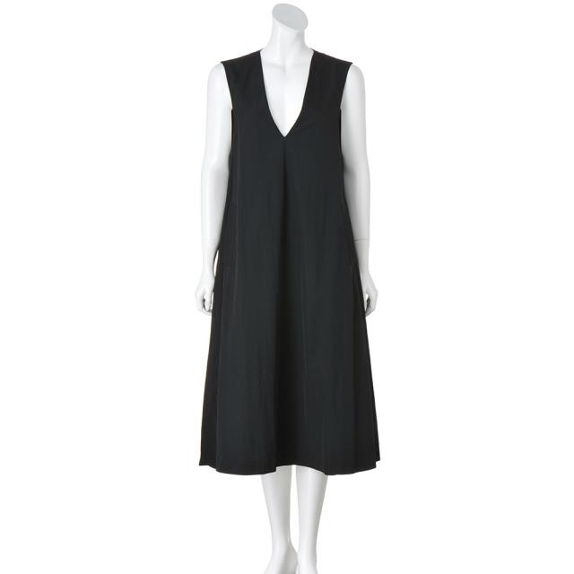 はっ水加工 テントライン ジャンパードレス ファッション ワンピース