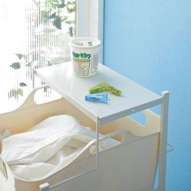 洗濯物の仕分けに便利 大きなバスケットのランドリーワゴン 2段 の通販はau Pay マーケット ディノス Au Pay マーケット店