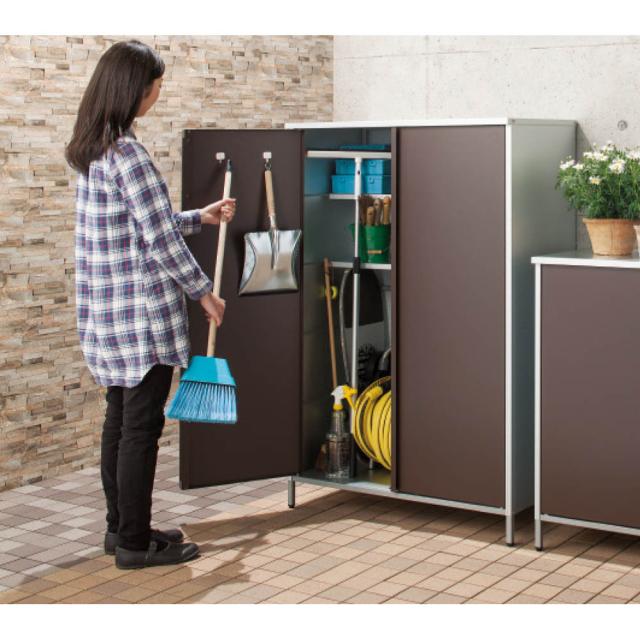 ガーデニング フラワー ガーデニング用品 エクステリア 収納庫 物置 ガルバ製物置 レギュラータイプ 幅91 5高さ140cm Gの通販はau Pay マーケット ディノス Au Pay マーケット店