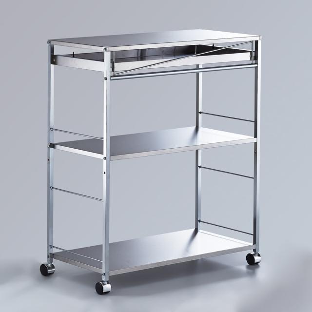 ステンレス作業台ワゴン 引き出し1杯タイプ 幅73.5cm キッチン収納