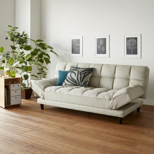 ソファ ファブリックソファ くつろぎ方は自由自在！4WAYソファベッド 幅170cm 525905の通販は 32,435円