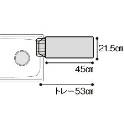 la base/ラバーゼ ステンレス水切りかごセット 横置きスリムサイズ 水切りかご ラック シンク周り用品 663704_9